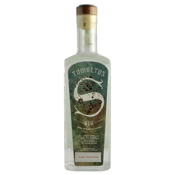 Tumultus lacto-fermented juniper gin artisanal Scriptorium gin in the Marche