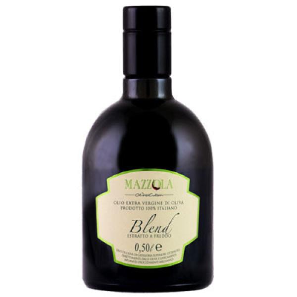 Olio EVO Blend estratto a freddo Mazzola da selezione varietà locali