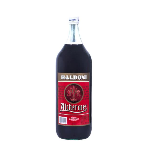 Alchermes Baldoni liqueur preparation of desserts ancient traditions