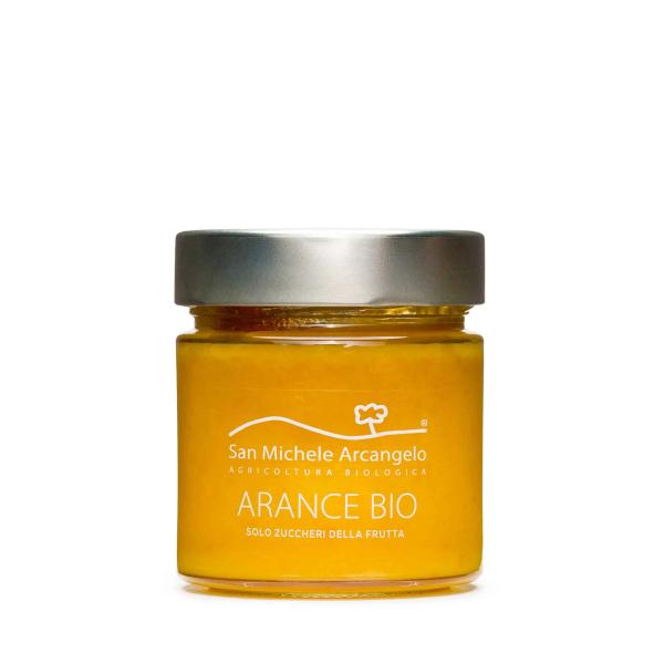 Orange compote only with fruit sugar Italian San Michele Arcangelo - BIO