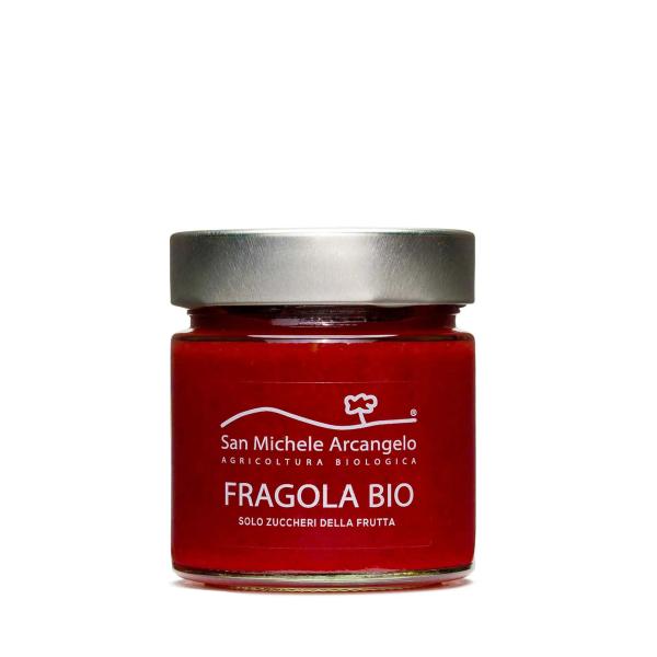 Strawberry compote only fruit sugars San Michele Arcangelo - BIO