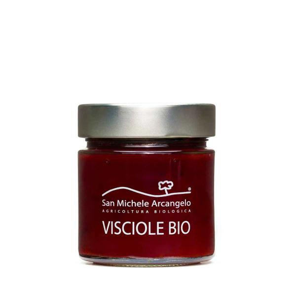 Organic sour cherry compote italian San Michele Arcangelo - BIO