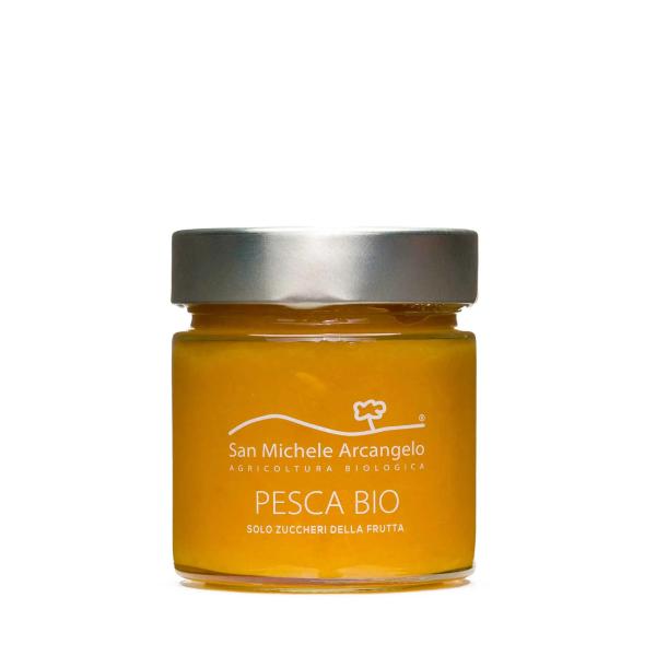 Peachs compote only fruit sugars San Michele Arcangelo - BIO