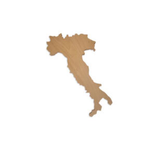 Cutting board in the shape of Italia Handmade wooden Elga design from Marche