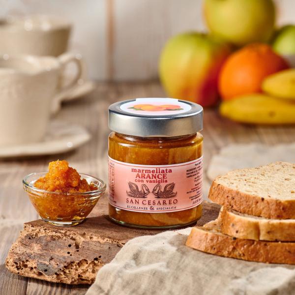 Marmellata extra di arance e vaniglia San Cesareo - BIO