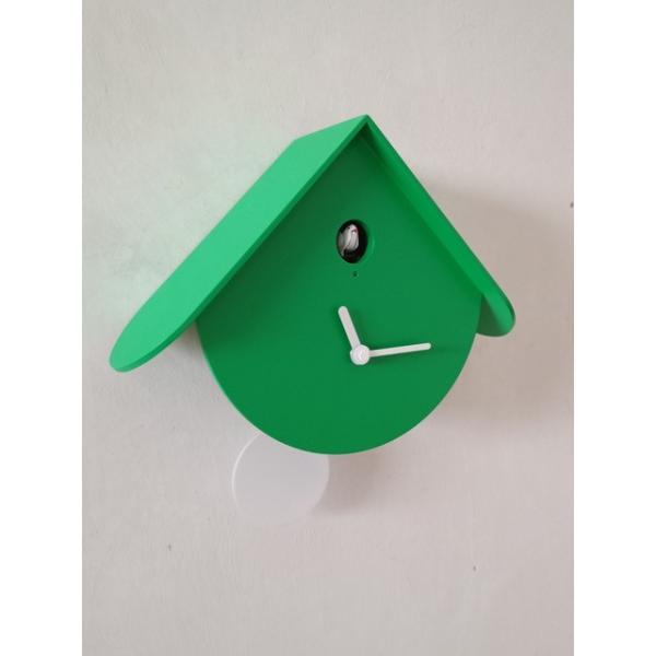 TITTI 2077 verde smeraldo Diamantini Domeniconi moderno orologio cucu e pendolo