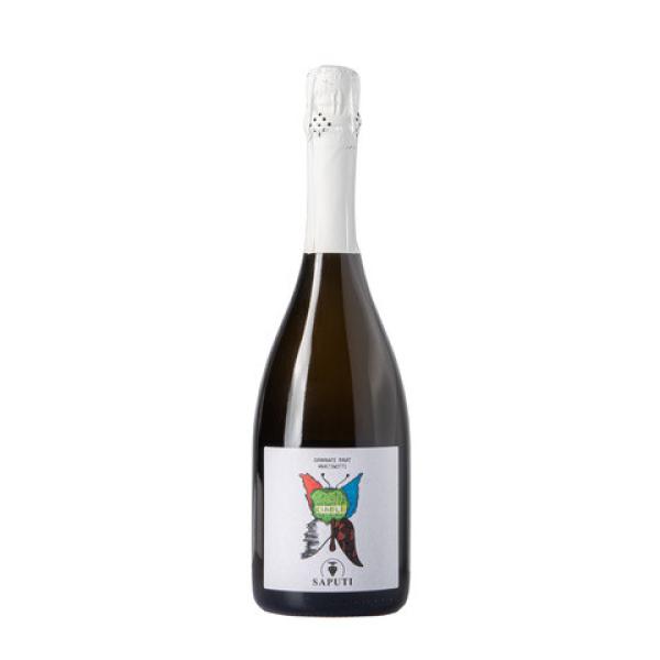 Cibele sparkling wine brut Saputi Marche Ribona IGT Martinotti method - BIO