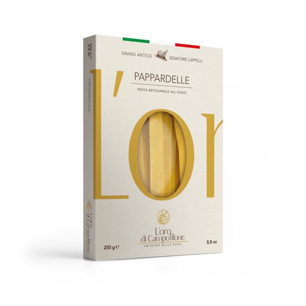Pappardelle Senatore Cappelli pasta specialità all'uovo L'Oro di Campofilone