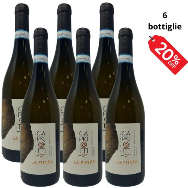 6 Flaschen La pietra Verdicchio DOC der Castelli di Jesi Classico Capriotti