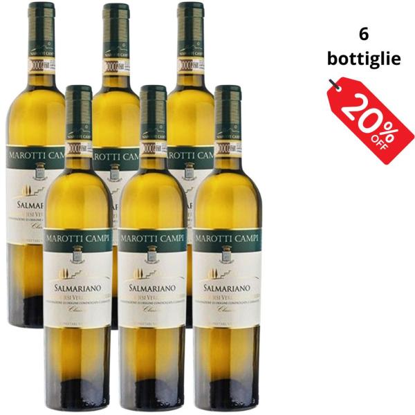 6 bottiglie Salmariano riserva Marotti Campi Verdicchio Jesi Classico DOCG