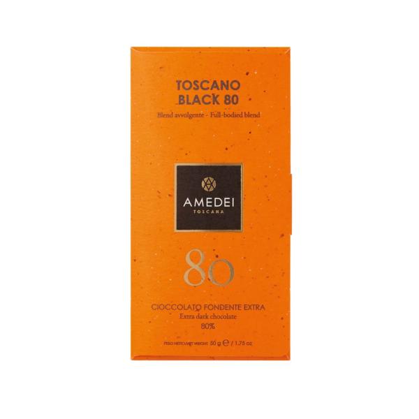 Amedei Tavoletta Toscano Black 80 cioccolato fondente 50 gr