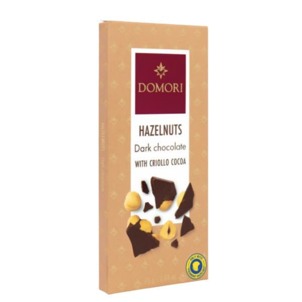 Domori Tavoletta Antologia Cioccolato fondente e Nocciole con criollo - 75 gr