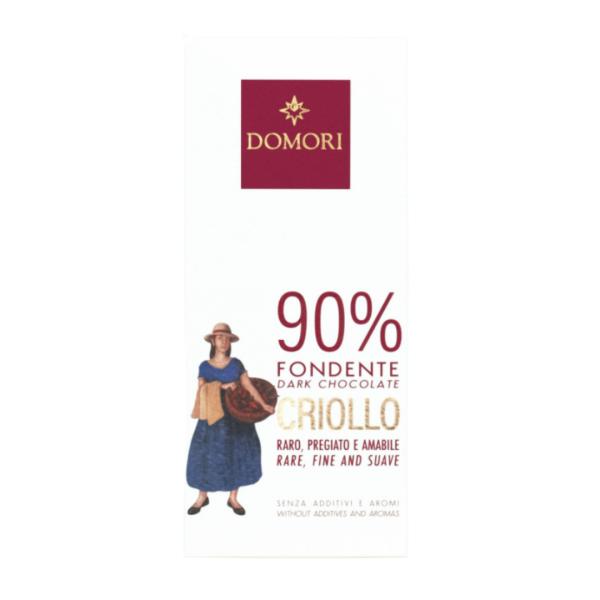 Domori tavoletta linea blend Criollo 90% - 50 gr