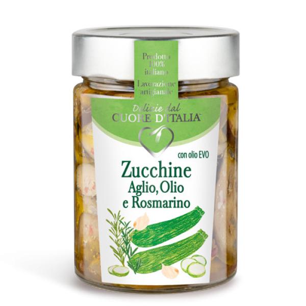 Zucchine Aglio e Rosmarino Cuore d'Italia