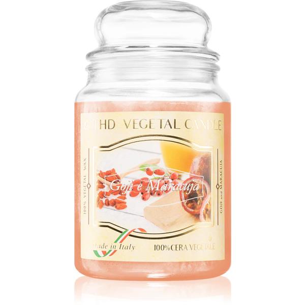 Candela profumata THD Vegetal Goji e Maracuja