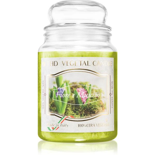 Candela profumata THD Vegetal Fiore e Muschio