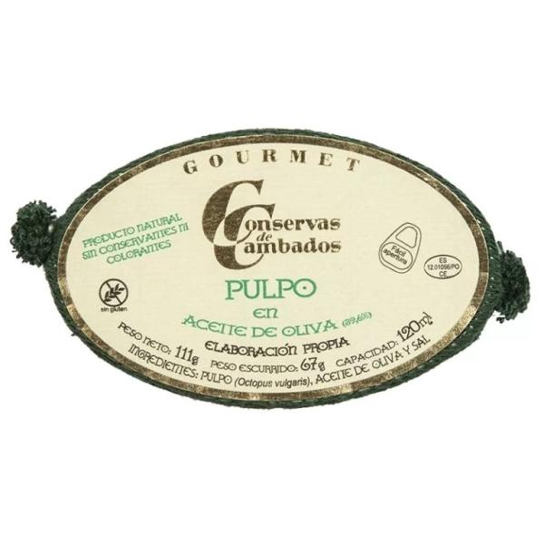 Polpo in olio di oliva Conservas de Cambados 120 gr