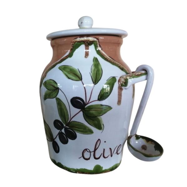 Barattolo PORTA OLIVE Gm Ceramiche