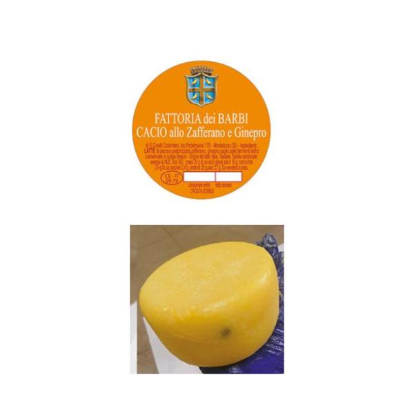 Cacio pecorino al Ginepro e Zafferano fattoria dei Barbi
