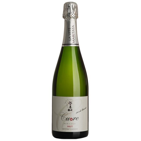 Spumante Brut Cuore Perlage metodo classico cantina la vite maritata