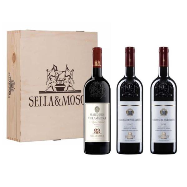Sella e Mosca la verticale Marchese di Villamarina 2010/2012/2016 Alghero Cabernet Riserva DOC
