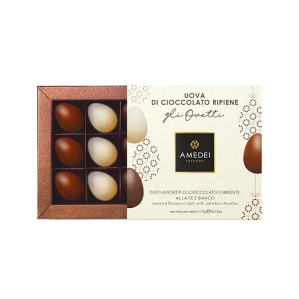 Amedei Uovo di cioccolato ripieno 117 gr 9 pz