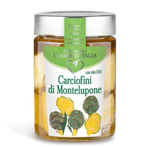 Carciofini di Montelupone sott'olio Cuore d'Italia