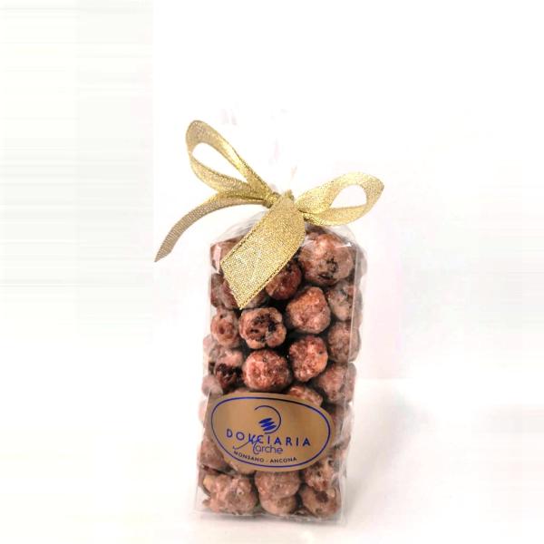 Pralinated Piedmontese hazelnut covered in sugar Nemo Dolciaria Marche