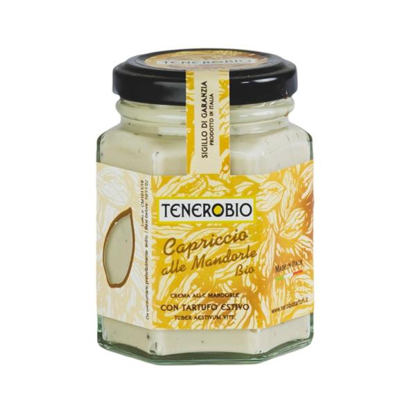 Mandelcreme mit dehydriertem Sommertrüffel NeroBio100% Made in Italy