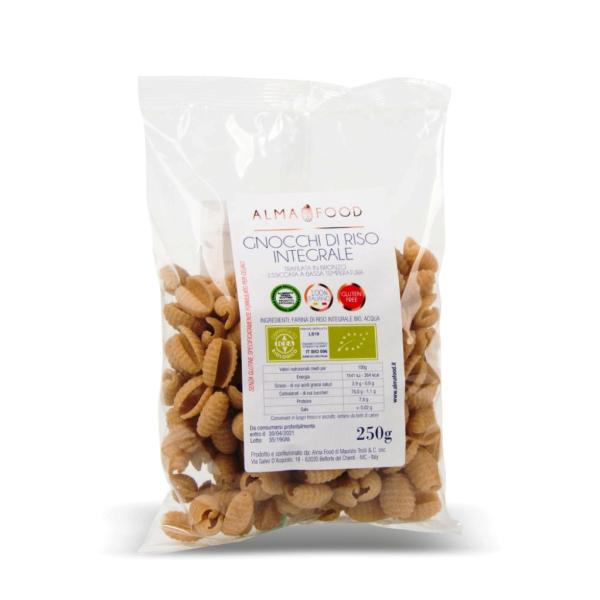 Brauner Reis GNOCCHI Alma Food glutenfreie Bio-Nudeln - BIO