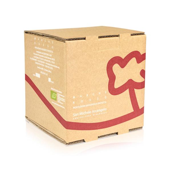 Bag in box rosso San Michele Arcangelo IGP vino sfuso da tavola BIO