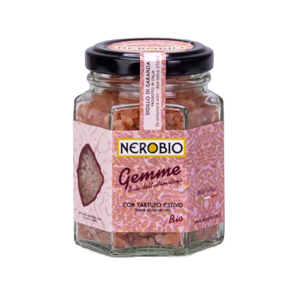 GEMME di tartufo bio Nerobio Sale rosa Himalaya con tartufo estivo disidratato