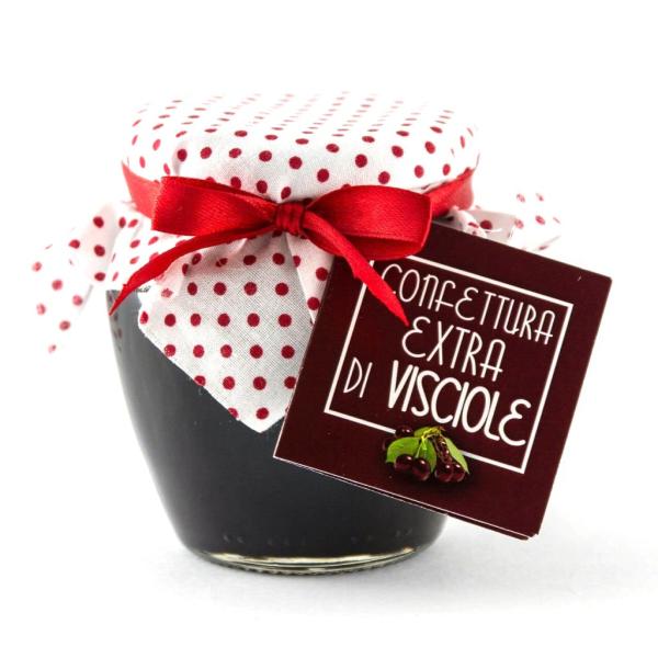 Sour cherry extra jam Nero Visciola a natural Italian delight