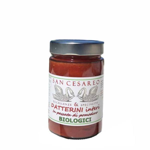 Organic Whole DATTERINI in tomato puree San Cesareo - BIO
