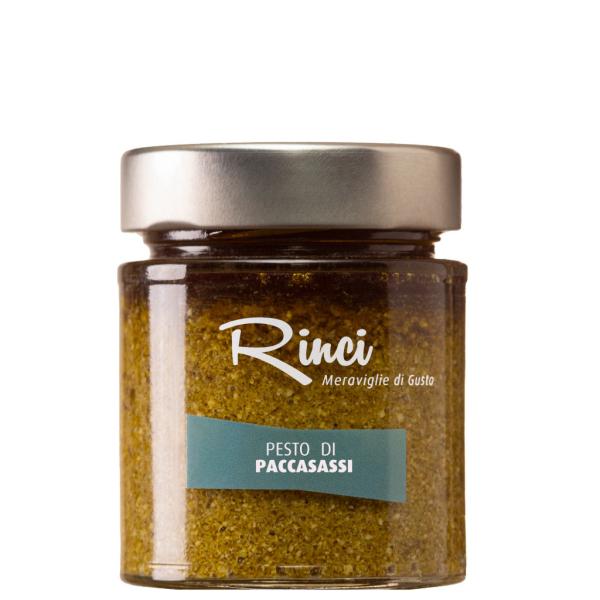 Paccasassi-Pesto Rinci aus zerkleinertem Conero-Seefenchel