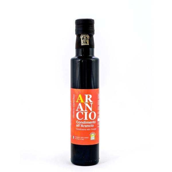 Olio EVO con arancia Cartechini condimento alimentare italiano
