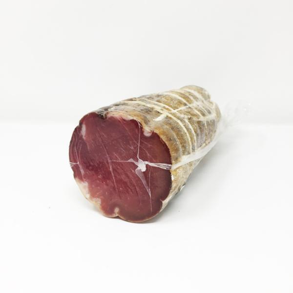 Lonzino pork loin seasoned Funari norcineria high quality in accordance with typical traditions